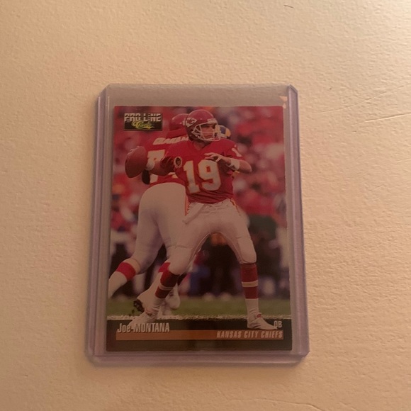 Other - Joe montana proline card